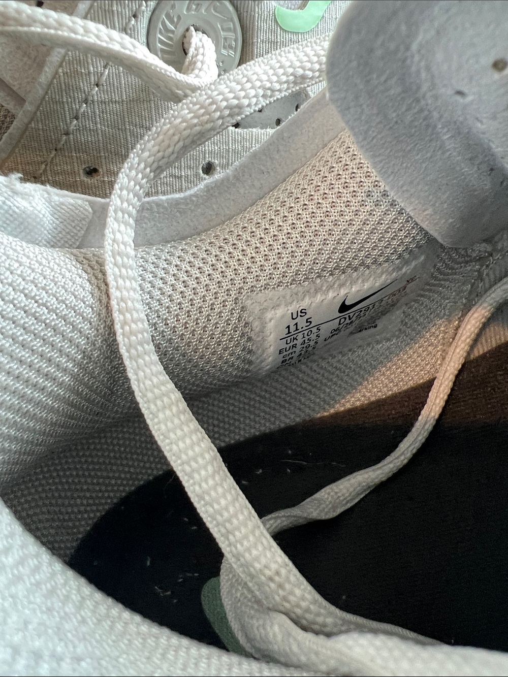 Nike G.T. Cut 3 Basketball Shoes (Light Bone/Vapor Green/Cargo Khaki/Sail) - Picture 3 of 8
